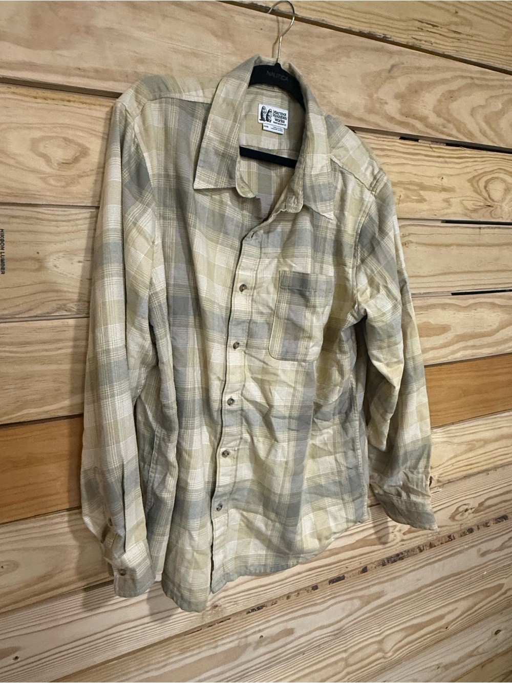 Marmot Fairfax Men’s Lightweight Flannel Plaid Button-Down Shirt XL